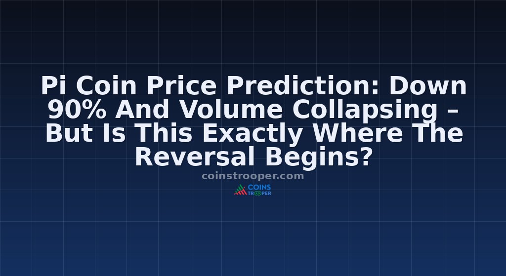 Pi Coin Price Prediction: Down 90% And Volume Collapsing – But Is This Exactly Where The Reversal Begins?