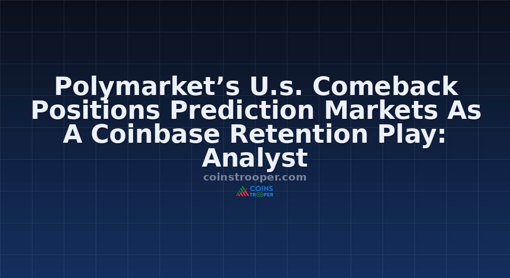 Polymarket’s U.s. Comeback Positions Prediction Markets As A Coinbase Retention Play: Analyst
