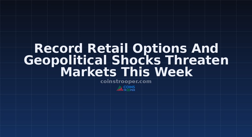 Record Retail Options And Geopolitical Shocks Threaten Markets This Week