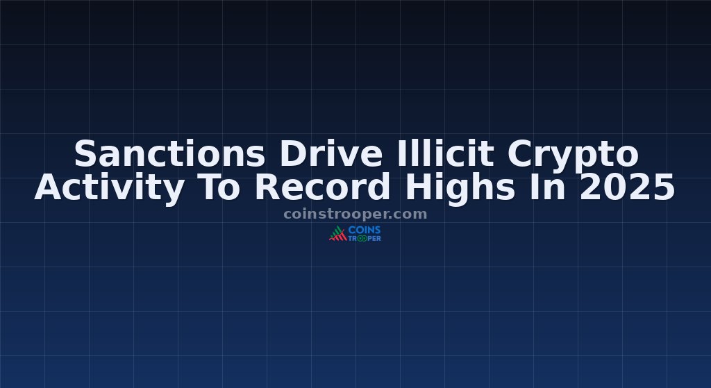 Sanctions Drive Illicit Crypto Activity To Record Highs In 2025