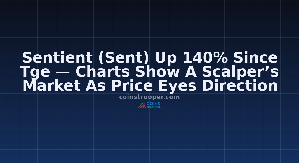 Sentient (Sent) Up 140% Since Tge — Charts Show A Scalper’s Market As Price Eyes Direction