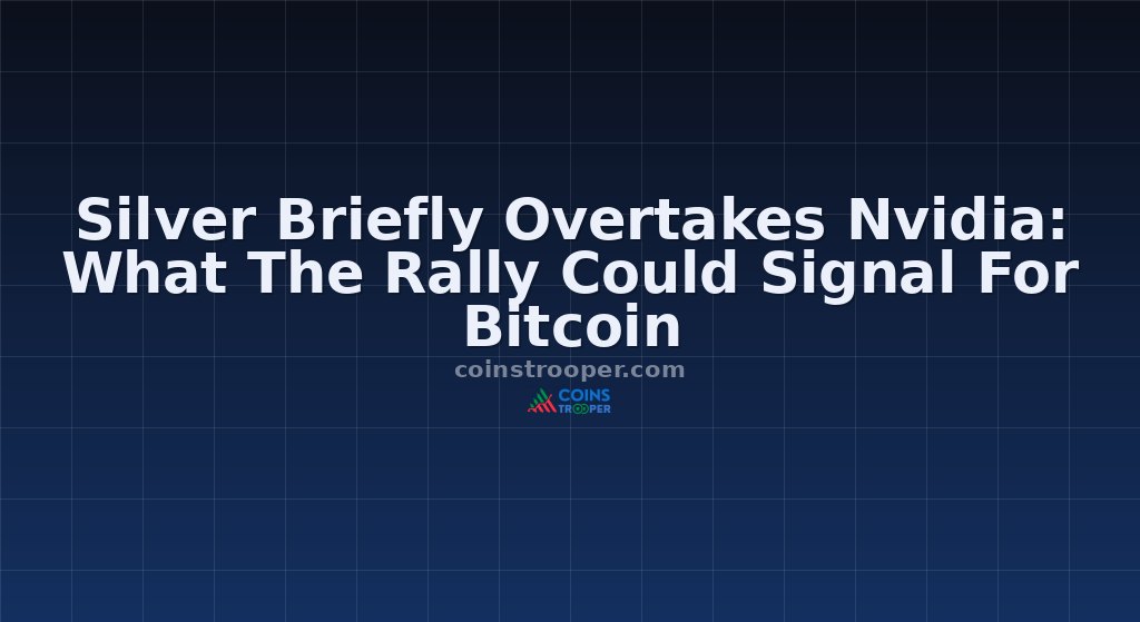 Silver Briefly Overtakes Nvidia: What The Rally Could Signal For Bitcoin