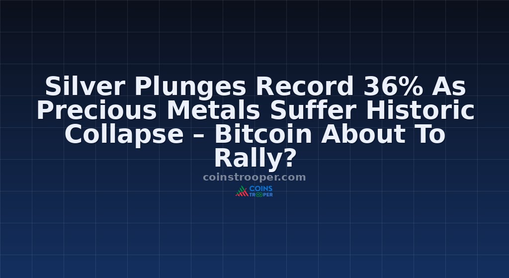 Silver Plunges Record 36% As Precious Metals Suffer Historic Collapse – Bitcoin About To Rally?