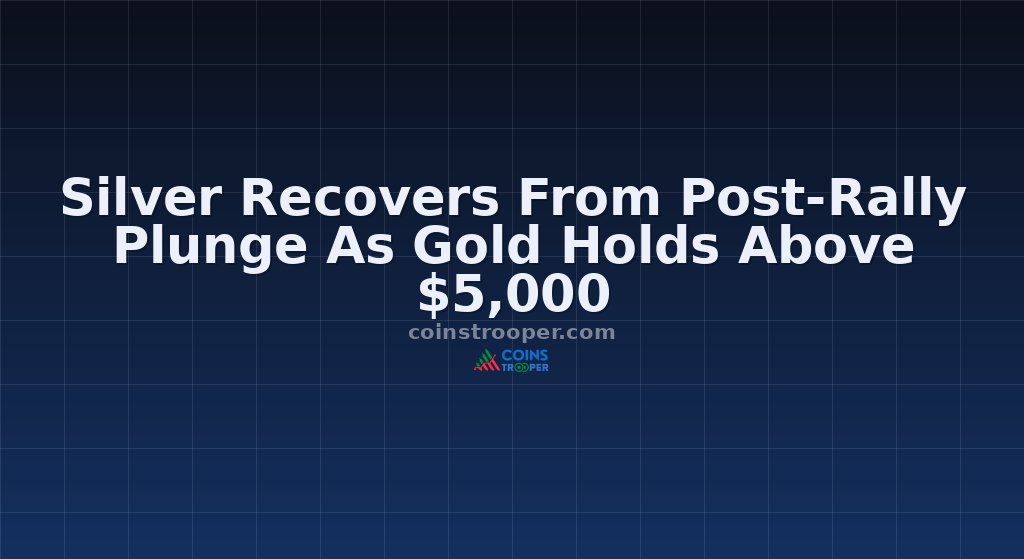 Silver Recovers From Post-Rally Plunge As Gold Holds Above $5,000