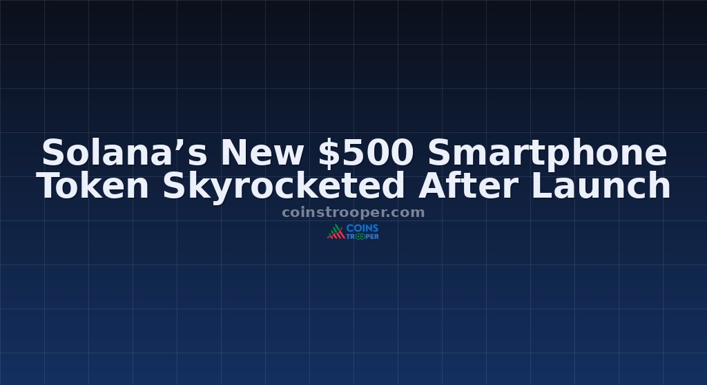Solana’s New $500 Smartphone Token Skyrocketed After Launch