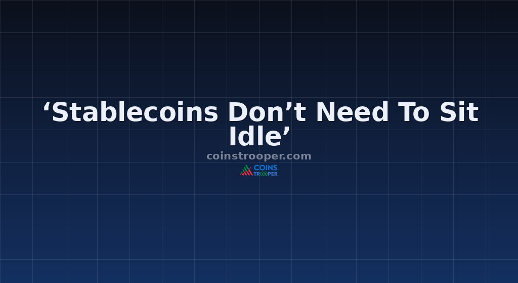 ‘Stablecoins Don’t Need To Sit Idle’