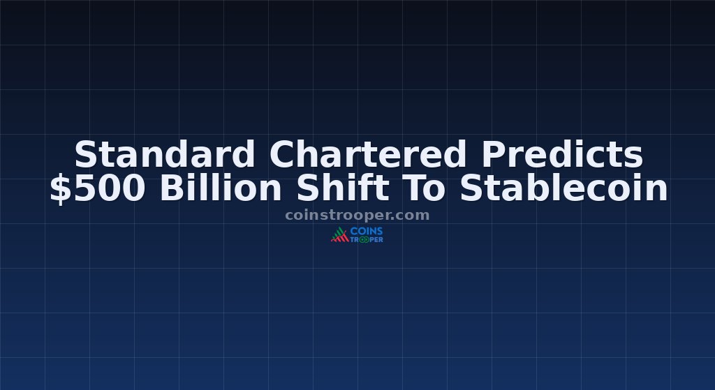 Standard Chartered Predicts $500 Billion Shift To Stablecoin