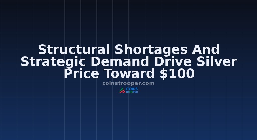 Structural Shortages And Strategic Demand Drive Silver Price Toward $100