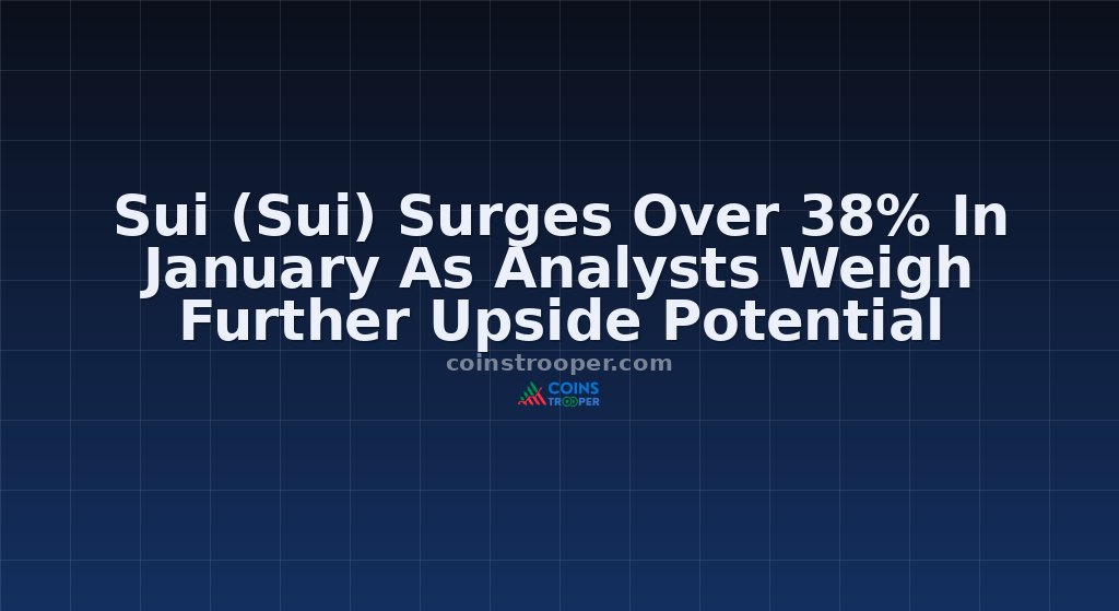 Sui (Sui) Surges Over 38% In January As Analysts Weigh Further Upside Potential