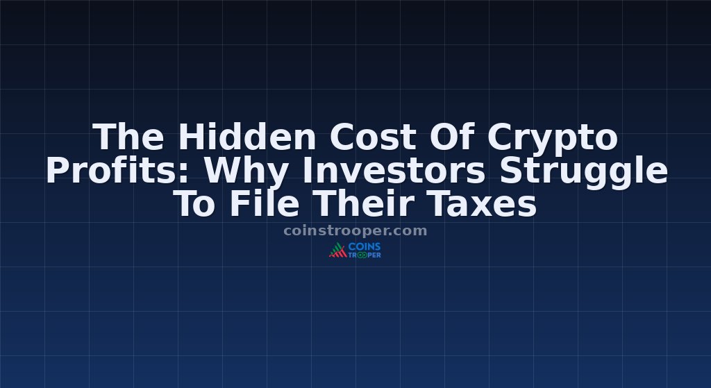 The Hidden Cost Of Crypto Profits: Why Investors Struggle To File Their Taxes