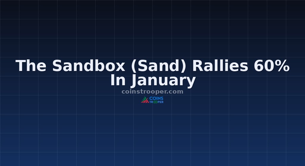 The Sandbox (Sand) Rallies 60% In January