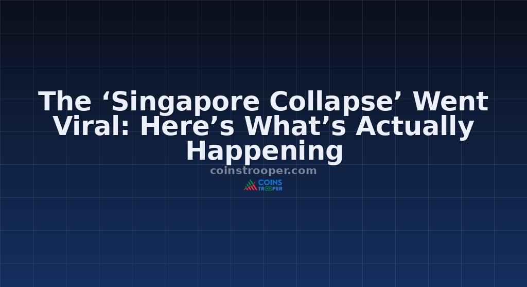 The ‘Singapore Collapse’ Went Viral: Here’s What’s Actually Happening