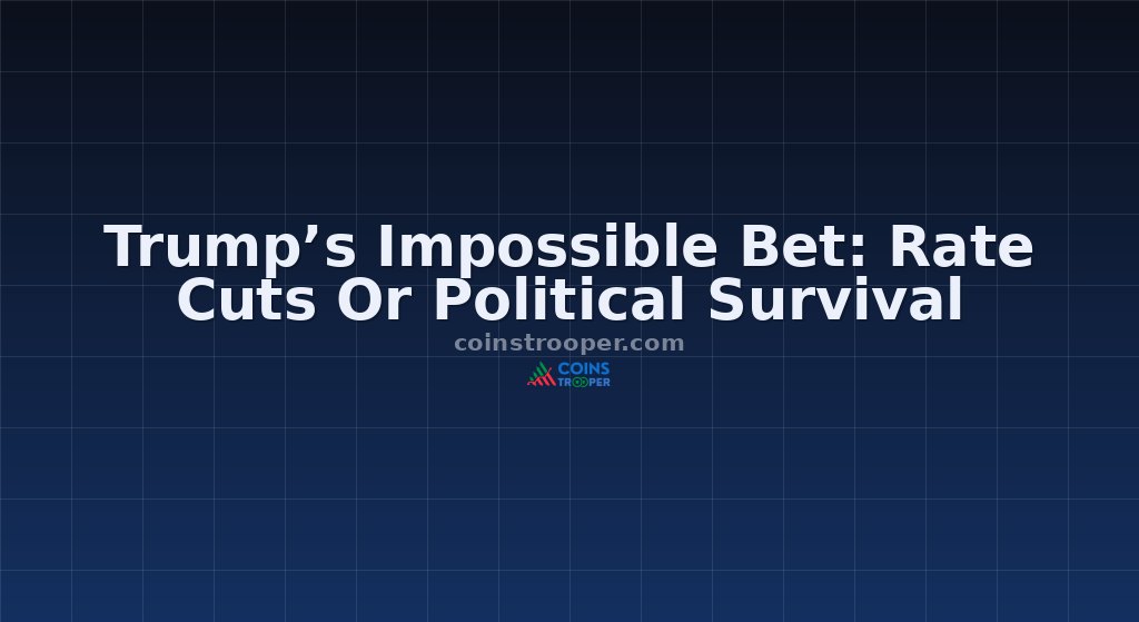 Trump’s Impossible Bet: Rate Cuts Or Political Survival
