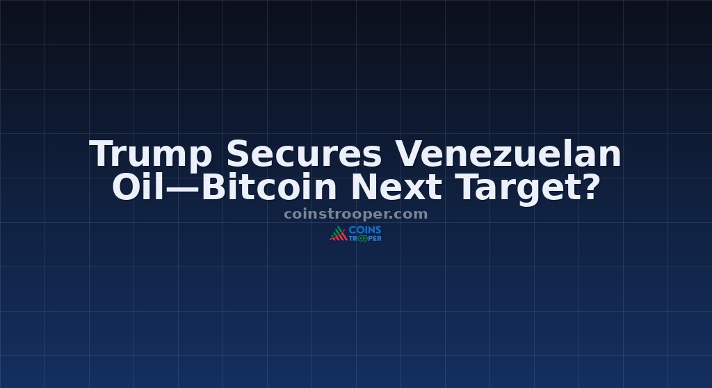 Trump Secures Venezuelan Oil—Bitcoin Next Target?
