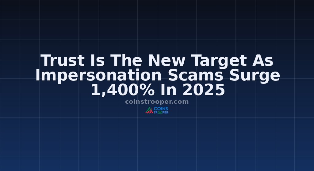 Trust Is The New Target As Impersonation Scams Surge 1,400% In 2025