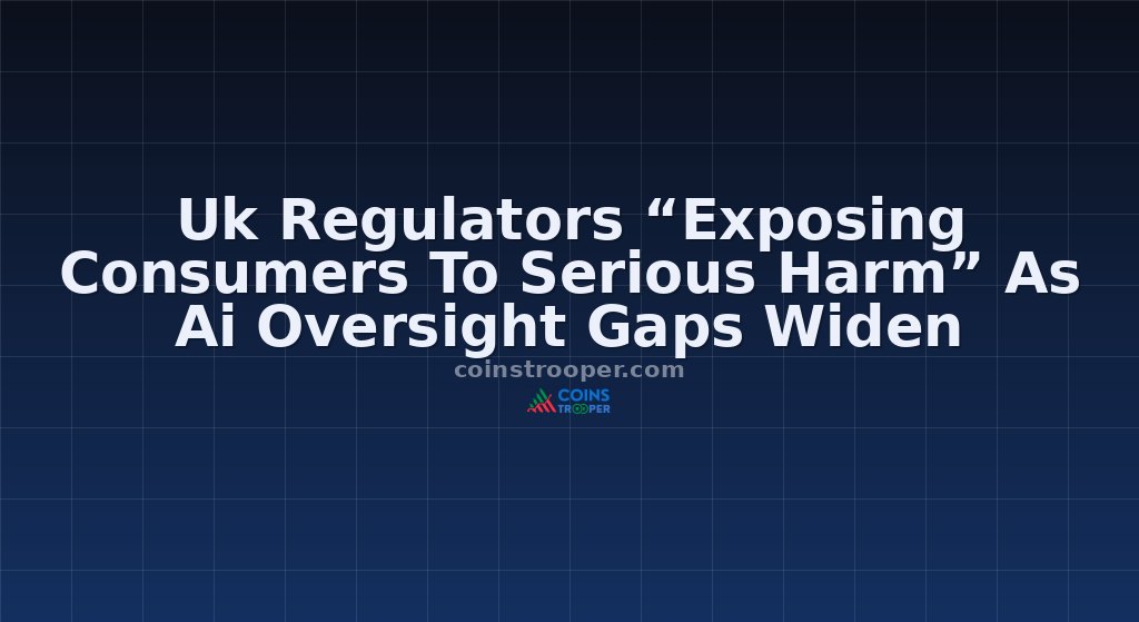 Uk Regulators “Exposing Consumers To Serious Harm” As Ai Oversight Gaps Widen