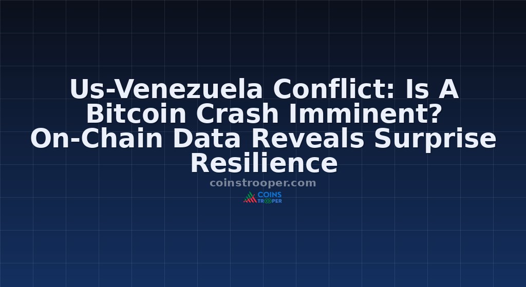 Us-Venezuela Conflict: Is A Bitcoin Crash Imminent? On-Chain Data Reveals Surprise Resilience