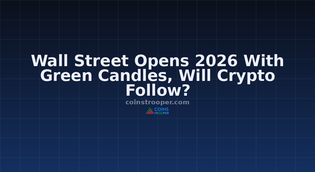 Wall Street Opens 2026 With Green Candles, Will Crypto Follow?