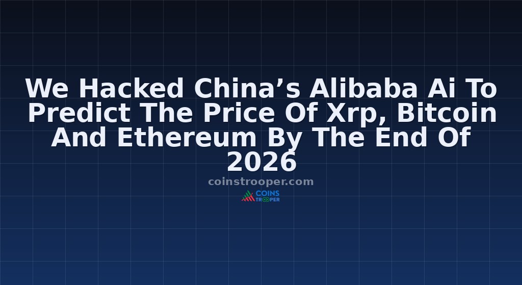 We Hacked China’s Alibaba Ai To Predict The Price Of Xrp, Bitcoin And Ethereum By The End Of 2026