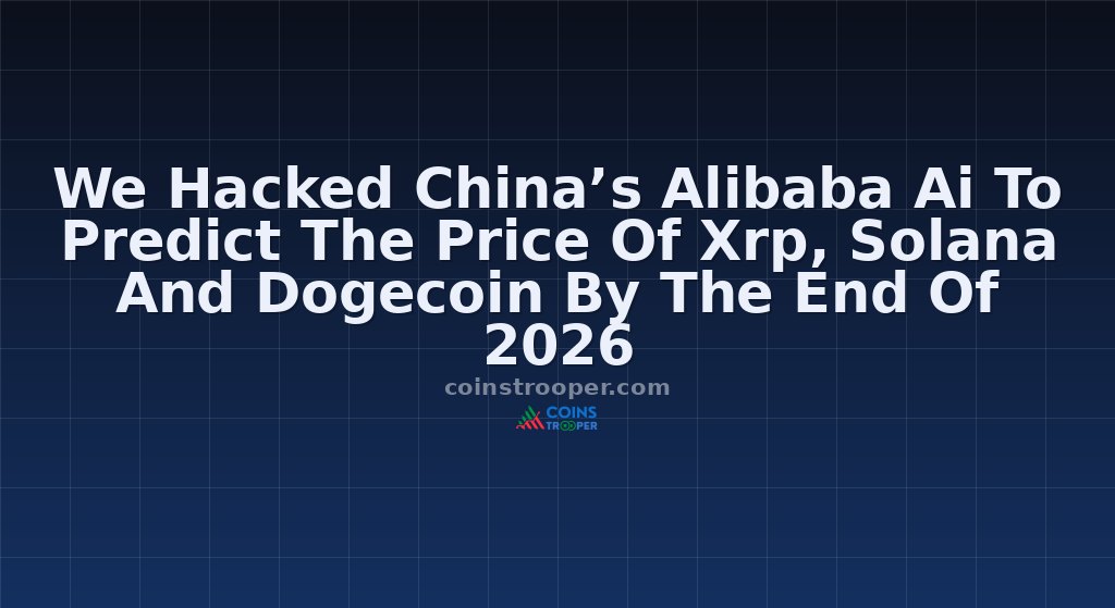 We Hacked China’s Alibaba Ai To Predict The Price Of Xrp, Solana And Dogecoin By The End Of 2026