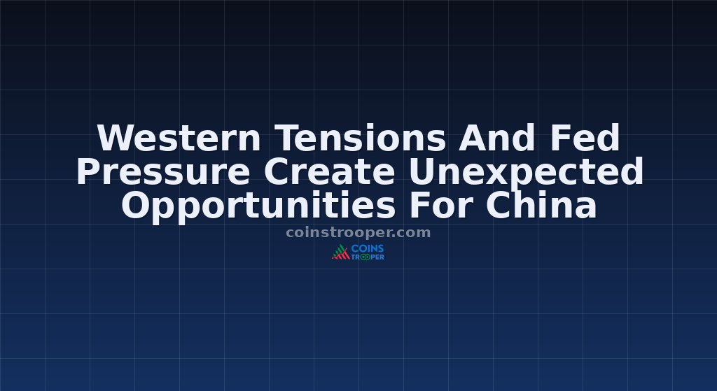 Western Tensions And Fed Pressure Create Unexpected Opportunities For China