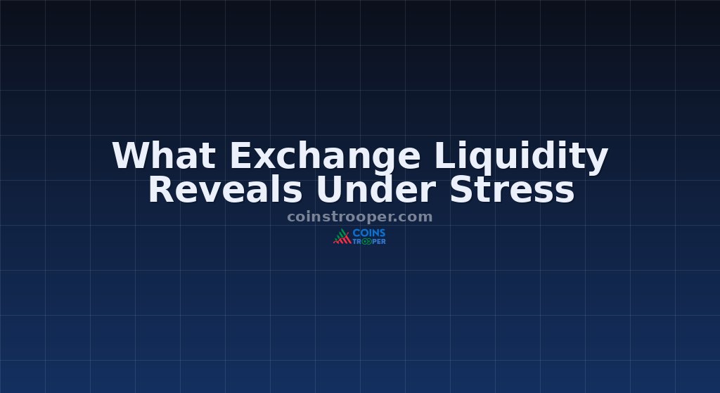 What Exchange Liquidity Reveals Under Stress