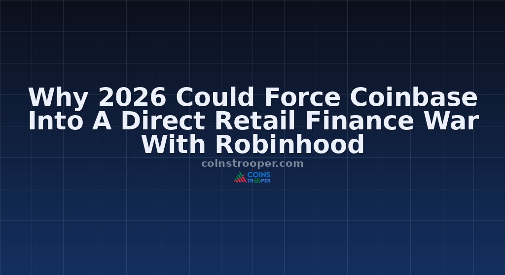 Why 2026 Could Force Coinbase Into A Direct Retail Finance War With Robinhood