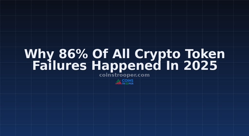 Why 86% Of All Crypto Token Failures Happened In 2025