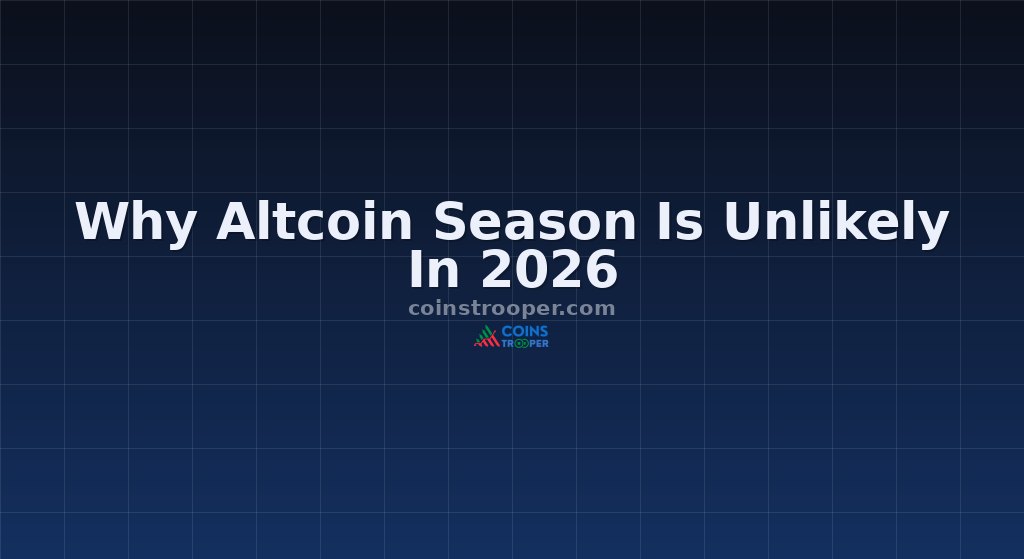 Why Altcoin Season Is Unlikely In 2026