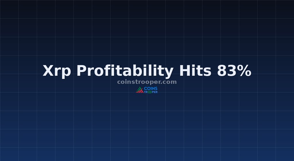 Xrp Profitability Hits 83%