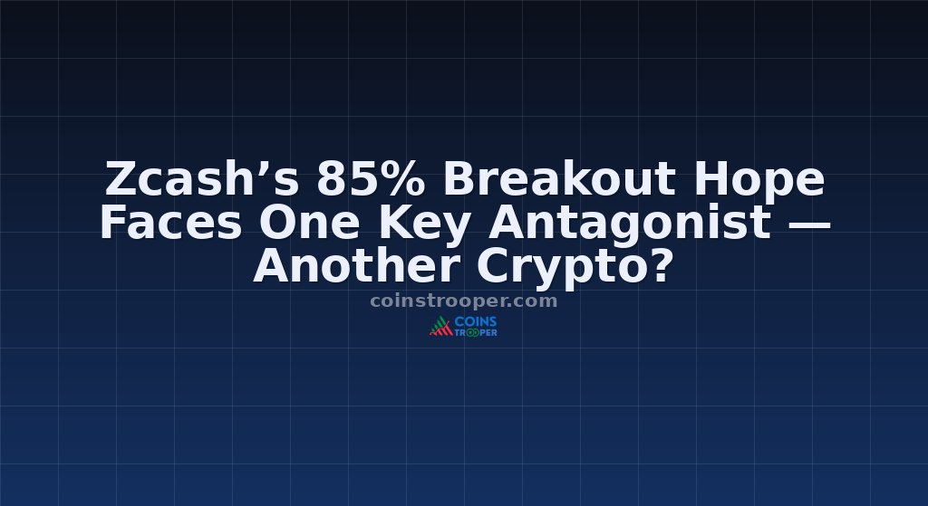 Zcash’s 85% Breakout Hope Faces One Key Antagonist — Another Crypto?