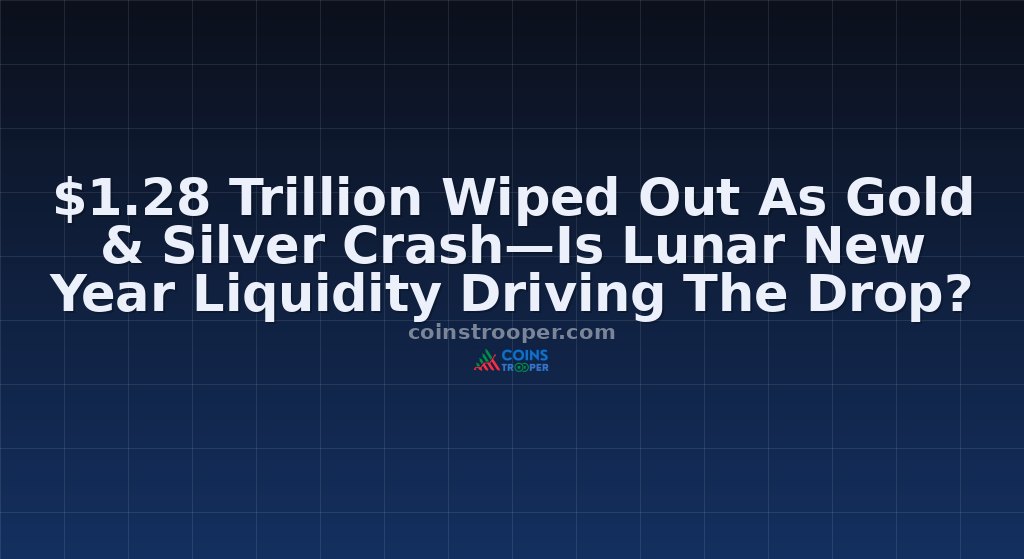 $1.28 Trillion Wiped Out As Gold & Silver Crash—Is Lunar New Year Liquidity Driving The Drop?