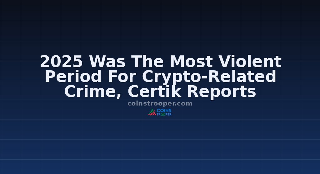 2025 Was The Most Violent Period For Crypto-Related Crime, Certik Reports