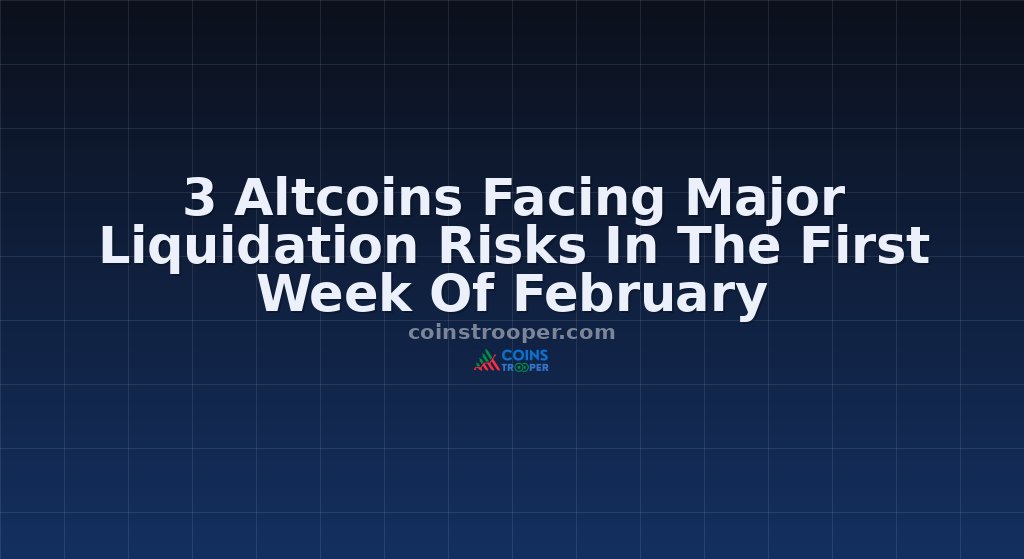 3 Altcoins Facing Major Liquidation Risks In The First Week Of February