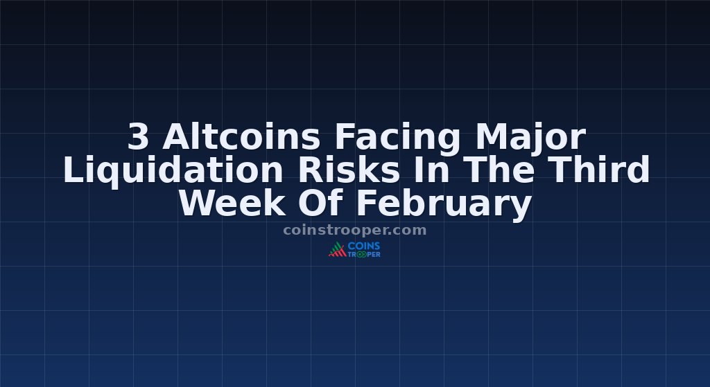 3 Altcoins Facing Major Liquidation Risks In The Third Week Of February