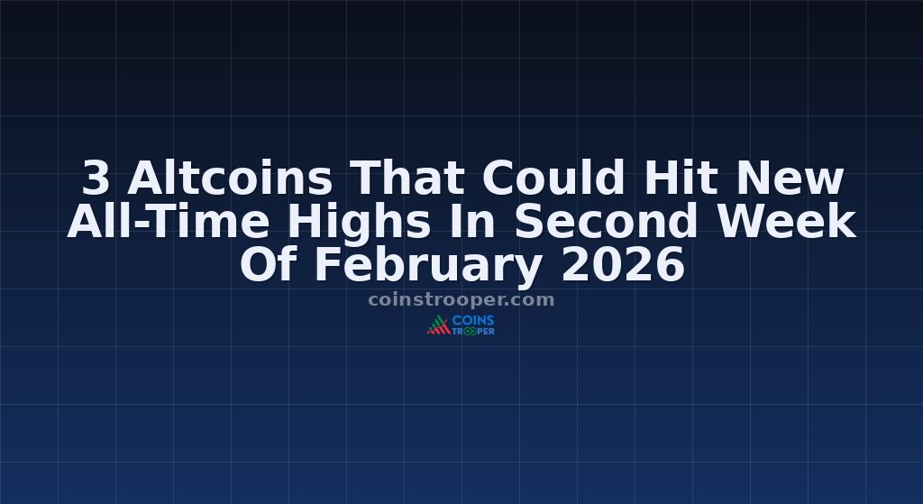 3 Altcoins That Could Hit New All-Time Highs In Second Week Of February 2026