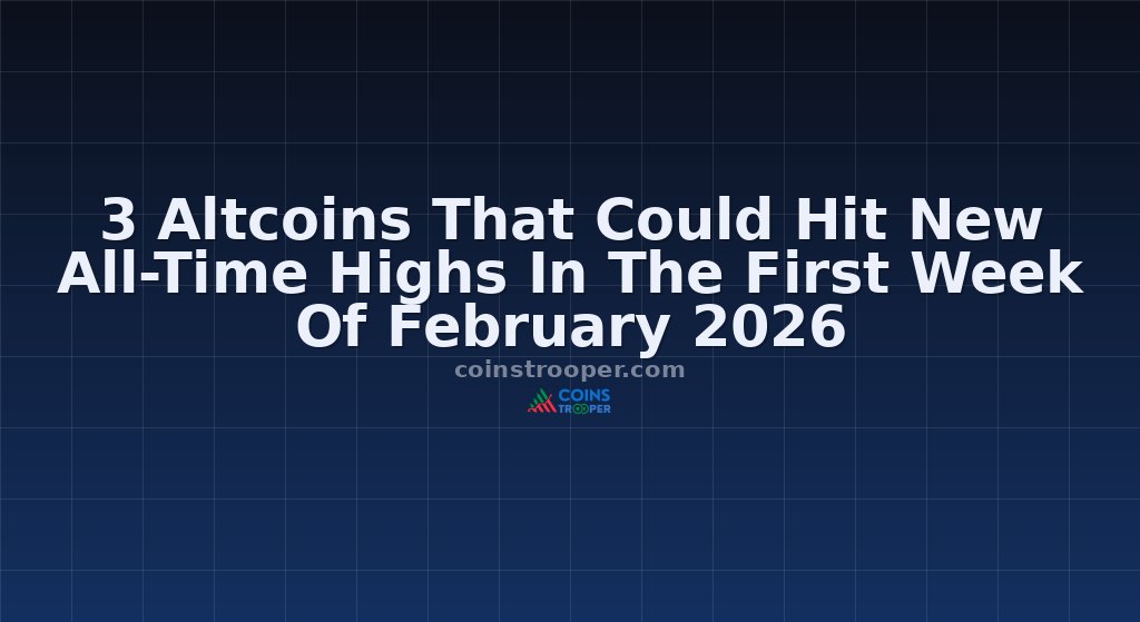 3 Altcoins That Could Hit New All-Time Highs In The First Week Of February 2026
