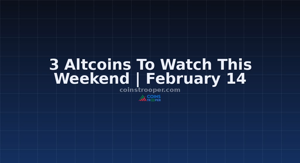 3 Altcoins To Watch This Weekend | February 14