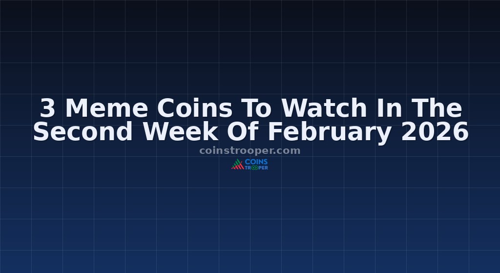 3 Meme Coins To Watch In The Second Week Of February 2026
