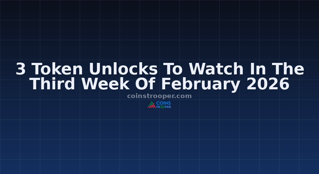 3 Token Unlocks To Watch In The Third Week Of February 2026