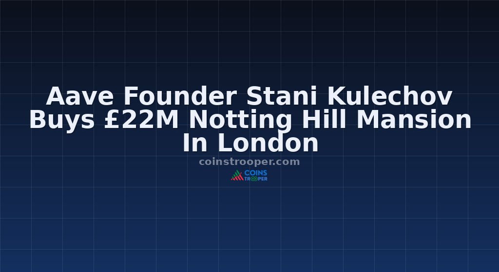 Aave Founder Stani Kulechov Buys £22M Notting Hill Mansion In London