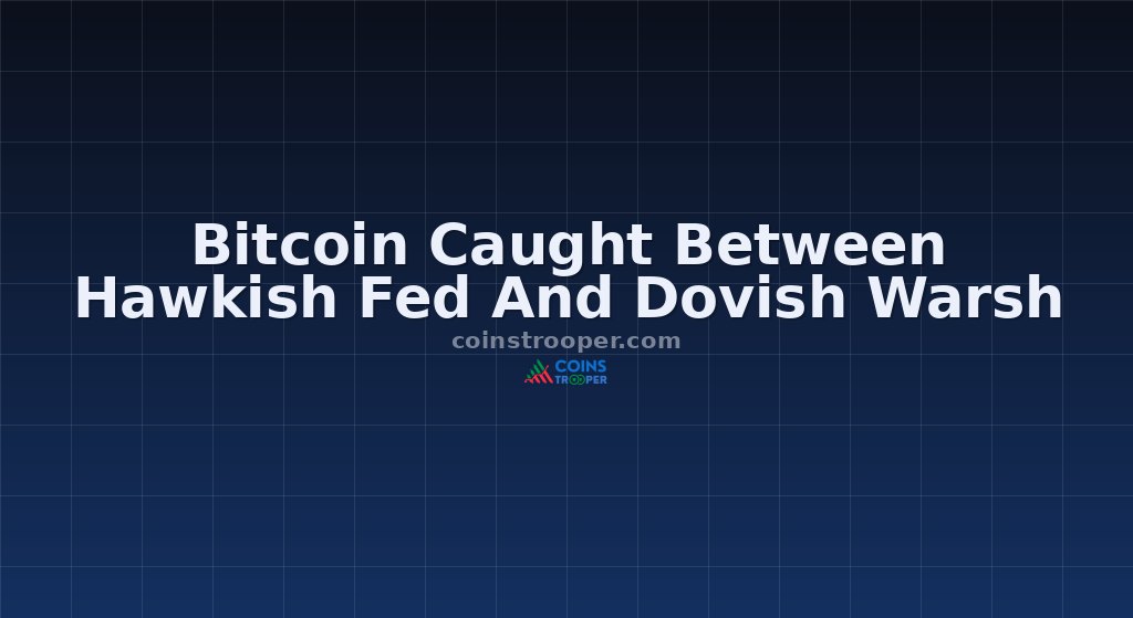 Bitcoin Caught Between Hawkish Fed And Dovish Warsh