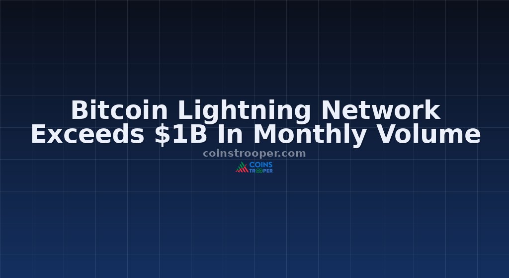 Bitcoin Lightning Network Exceeds $1B In Monthly Volume