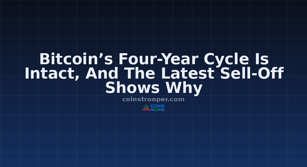 Bitcoin’s Four-Year Cycle Is Intact, And The Latest Sell-Off Shows Why