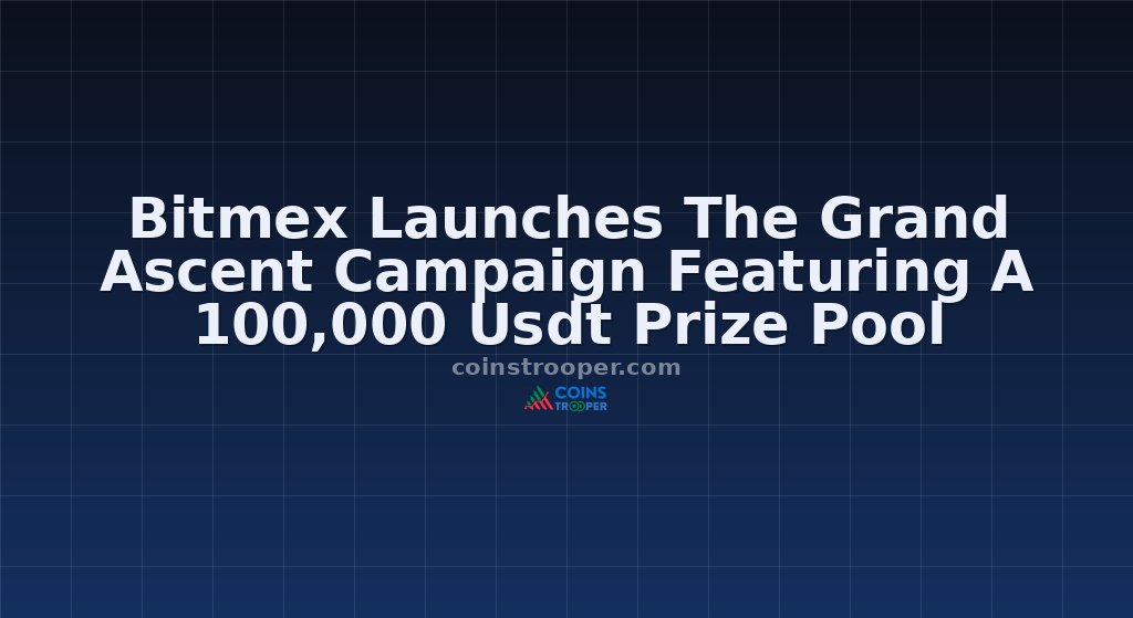 Bitmex Launches The Grand Ascent Campaign Featuring A 100,000 Usdt Prize Pool