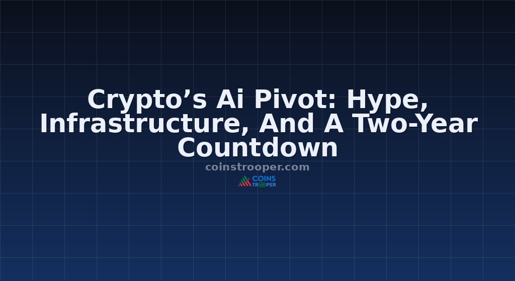 Crypto’s Ai Pivot: Hype, Infrastructure, And A Two-Year Countdown