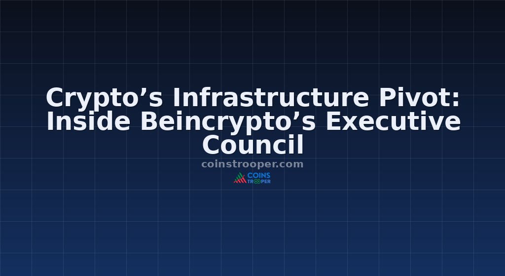 Crypto’s Infrastructure Pivot: Inside Beincrypto’s Executive Council