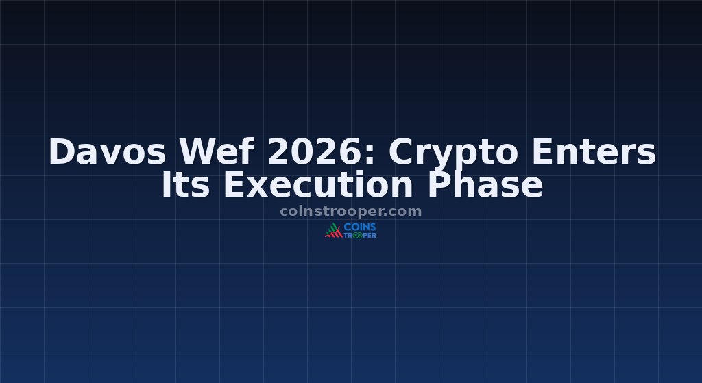 Davos Wef 2026: Crypto Enters Its Execution Phase