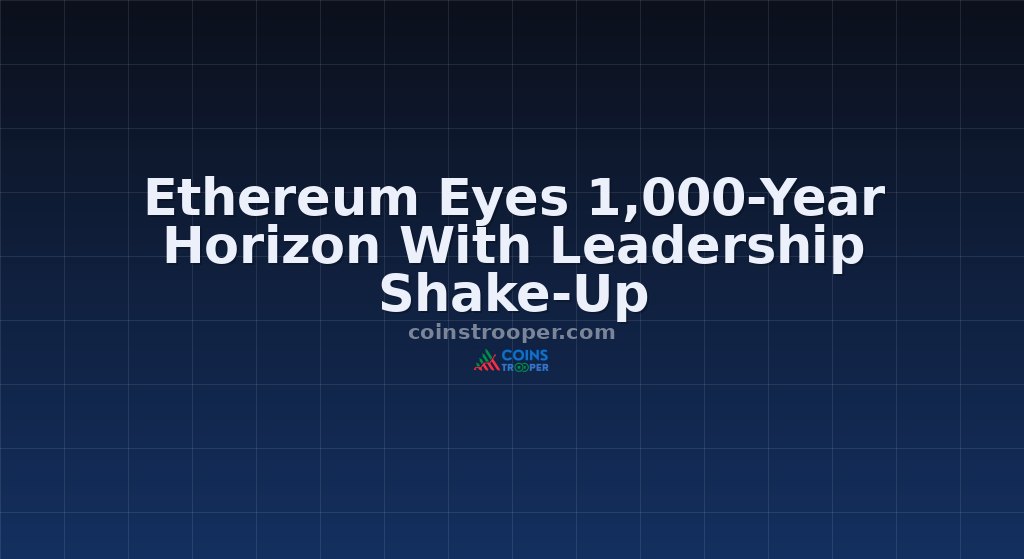 Ethereum Eyes 1,000-Year Horizon With Leadership Shake-Up