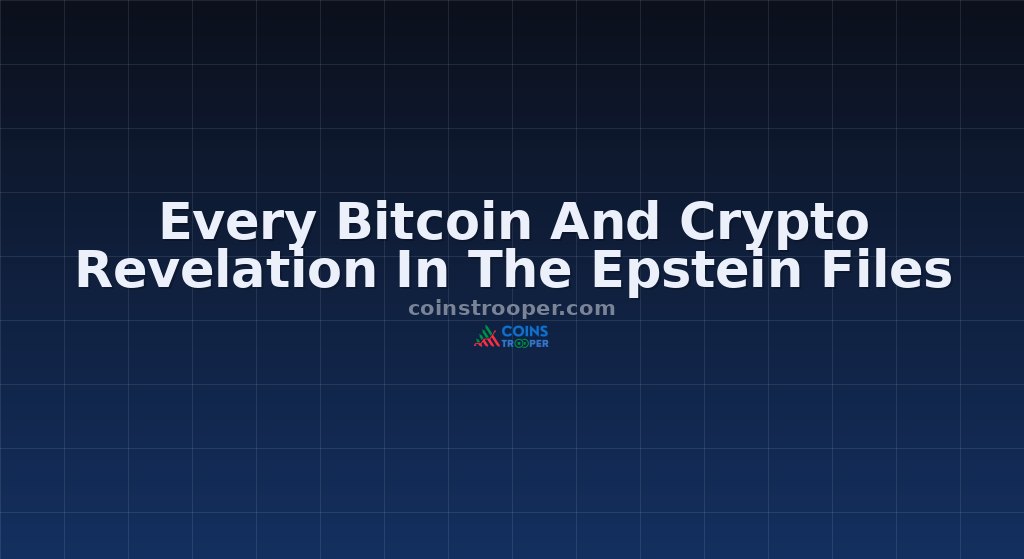 Every Bitcoin And Crypto Revelation In The Epstein Files